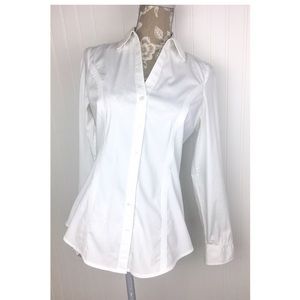 SOLD. Express White Essential Blouse XS